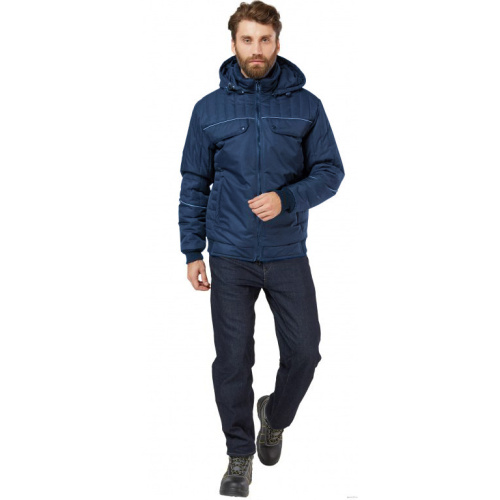 Куртка демисезонная САВ М165, 100пэ, пл.110, т.син