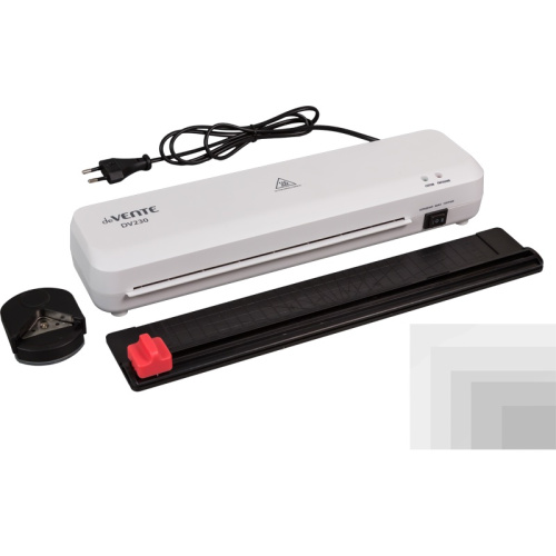Ламинатор А4 deVENTE DV230KIT, (в наборе резак, скруглитель углов и пленка 5л)