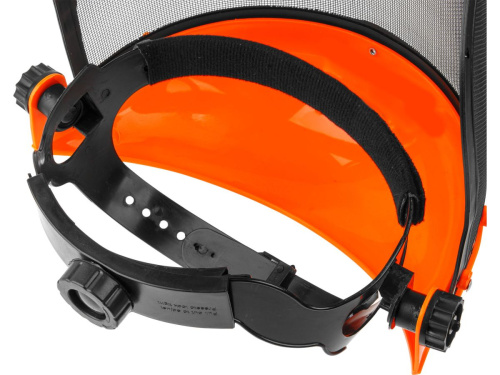 Щиток защитный КБТ2 СТАЛЬ PROFI для крепления на каску 2мм , стальная сетка