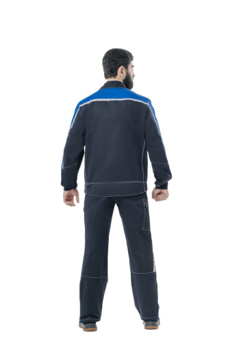 Костюм с п/к ДЖЕТ 100хб, пл.320, т.син/васил.