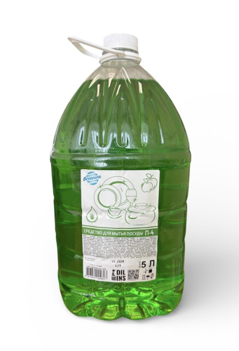 Средство для мытья посуды П-4 Яблоко бутыль, 5 литров