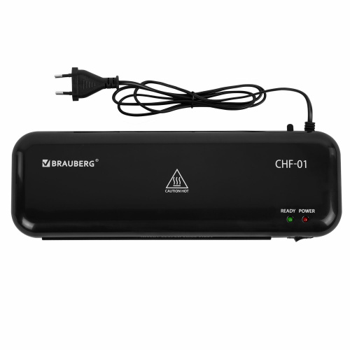 Ламинатор BRAUBERG CHF-01, (в наборе резак, скруглитель углов и пленка 52листа формата А4-А8)