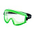 Очки закрытые герметичные РОСОМЗ ЗНГ1 PANORAMA, мягкий зелёный корпус