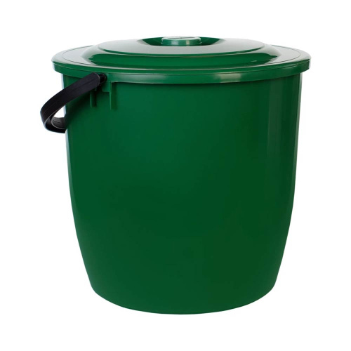 Ведро пластиковое с крышкой, 13 л