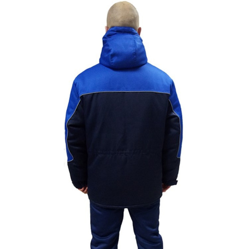 Куртка утепленная САВ М078, 35хб/65пэ, пл.210, т.син/васил.