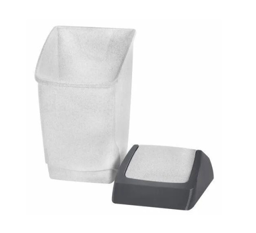 Урна для мусора пластиковая с крышкой 15 литров ХАПС