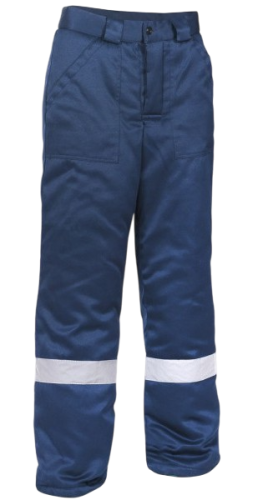 Брюки утепленные 35хб/65пэ, пл.210, т.синие