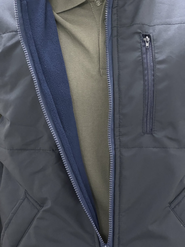 Жилет утепленный ПРОФИТ на замке, чёрный