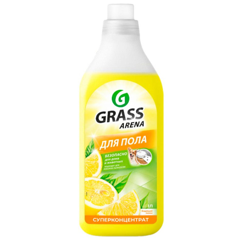 Средство для полов GRASS ARENA Лимон бутылка 1 л