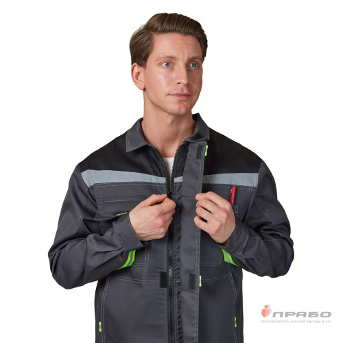 Костюм с п/к ПРОФЕССИОНАЛ 2 ткань ОРИОН 35хб/65пэ, пл.210