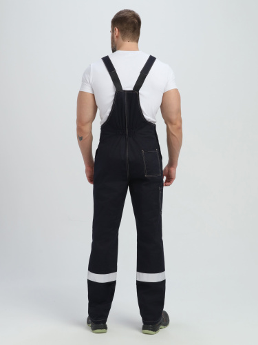 Костюм с п/к ТРОЯ 100хб, пл.320, темно-синий/бежевый