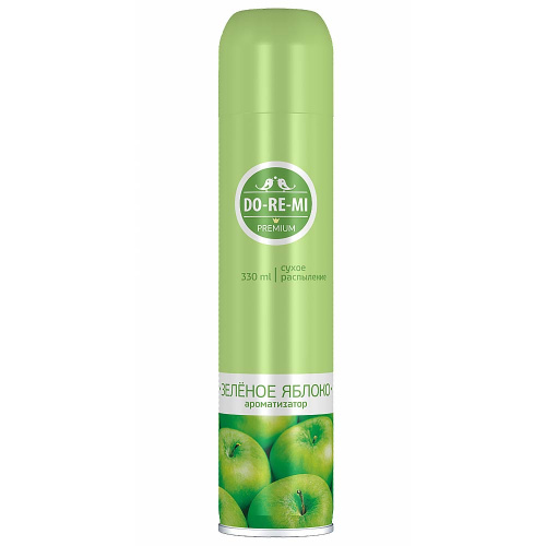 Освежитель воздуха ДО-РЕ-МИ ПРЕМИУМ Зелёное яблоко аэрозоль 330мл