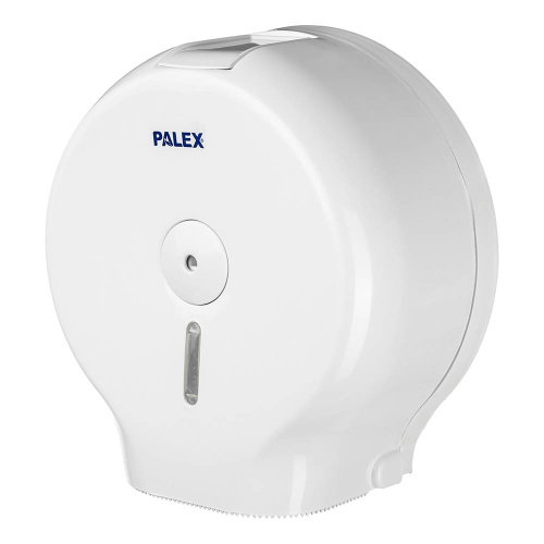 Держатель для туалетной бумаги пластик в больших рулонах, закрытый, белый PALEX