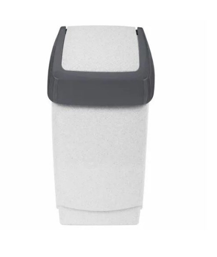 Урна для мусора пластиковая с крышкой 15 литров ХАПС