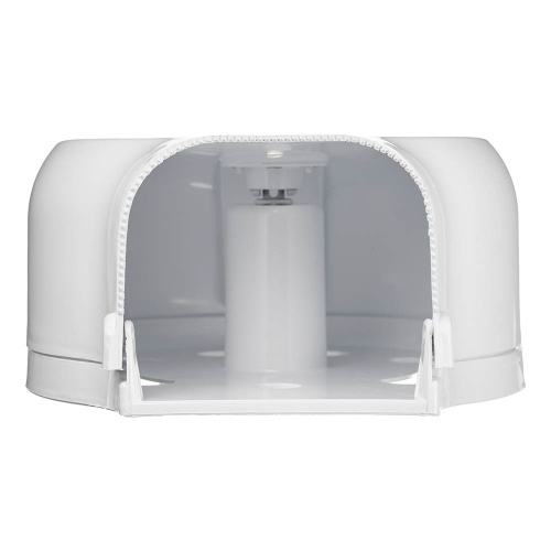 Держатель для туалетной бумаги пластик в больших рулонах, закрытый, белый PALEX