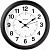 Настенные часы ТРОЙКА 23230233, круглые черные