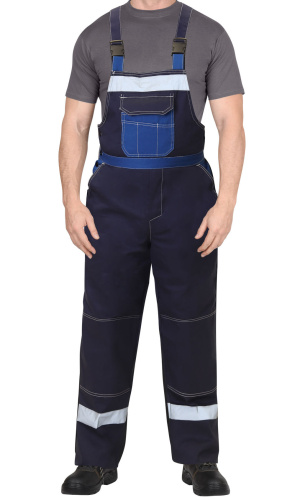 Полукомбинезон ГРАНД 100хб, пл.250, т.син/васил.