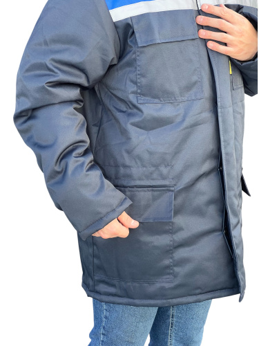 Куртка утепленная ЛИДЕР на пуговицах ткань Грета МОГОТЕКС  51хб/49пэ, пл.210, цвет в ассортименте