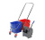 Тележка уборочная двухведерная 2х23л (металл) с отжимом
