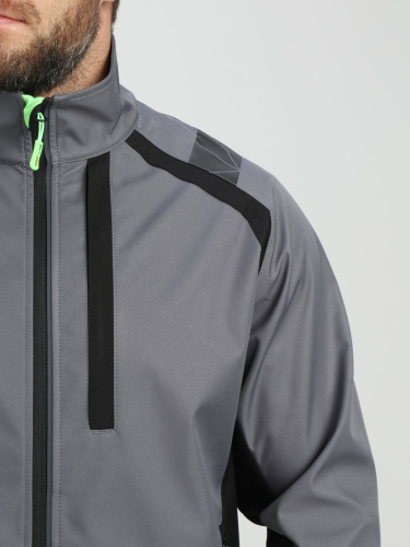 Куртка PROFLINELEADER 100пэ, пл.280, серо/черная