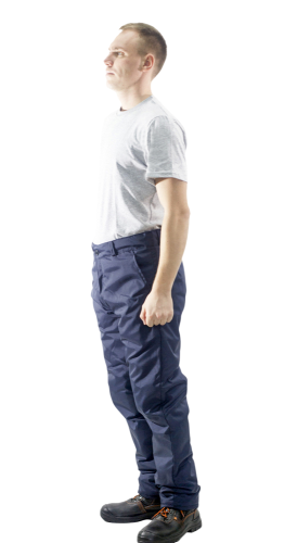 Брюки утепленные 35хб/65пэ, пл.210, т.синие