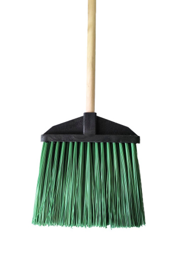 Метла плоская для уборки улиц с черенком GARDENA