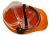 Каска ПРОФИ с вентиляцией оранжевая