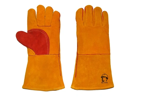 Краги желтые усиленные с подкладкой и кевларовой нитью