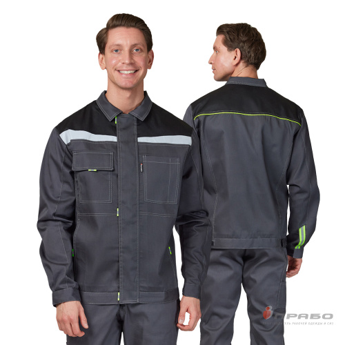 Костюм с п/к ПРОФЕССИОНАЛ 2 ткань ОРИОН 35хб/65пэ, пл.210