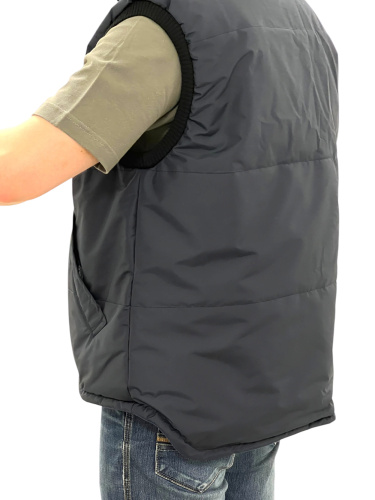 Жилет утепленный ПРОФИТ на замке, чёрный