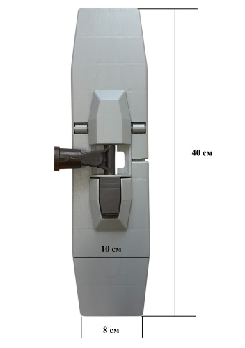 Швабра для пола  с насадкой МИКРОФИБРА, с нетелескопической  ручкой 110 см, РБ