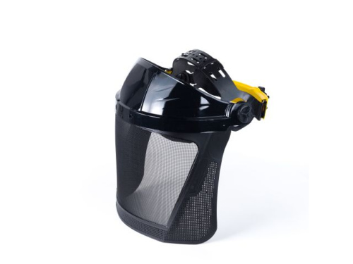 Щиток защитный КБТ2 СТАЛЬ PROFI наголовное крепление 2мм , стальная сетка