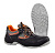Полуботинки СКОРПИОН ПРЕМИУМ с КП на ПУ/ТПУ, черн/оранж.