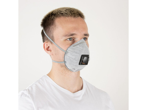 Респиратор JETASAFETY 8626 купольный с клапаном, УГОЛЬНЫЙ FFP2 (12 ПДК), идеально для сварочных работ