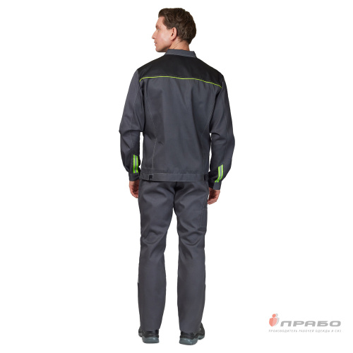 Костюм с п/к ПРОФЕССИОНАЛ 2 ткань ОРИОН 35хб/65пэ, пл.210
