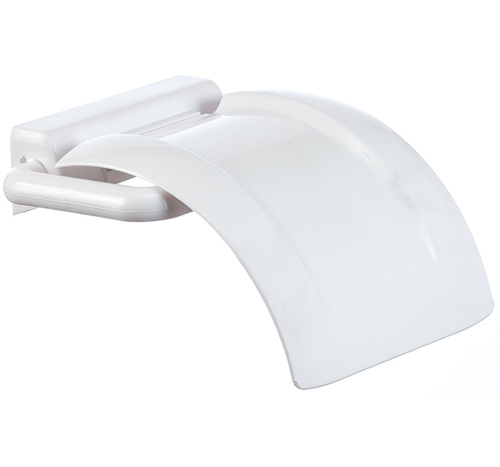 Держатель для туалетной бумаги пластик с козырьком