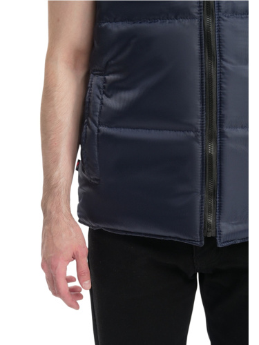 Жилет утепленный ЭКСПЕРТНЫЙ на замке, 100пэ, пл.90, т.син/вас.