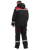 Костюм утепленный с п/к НЕЙЧ ТИТАН-УЛЬТРА 35хб/65пэ, пл.240, черный/красный, 56-58/182-188