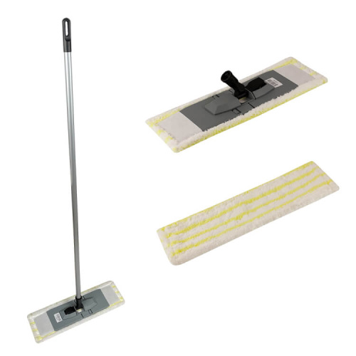 Швабра для пола  с насадкой МИКРОФИБРА, с нетелескопической  ручкой 110 см, РБ