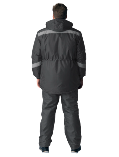 Куртка утепленная УРБАНКОР ПРОГРЕСС на замке ткань Оксфорд 100 пэ, пл.120, т.сер