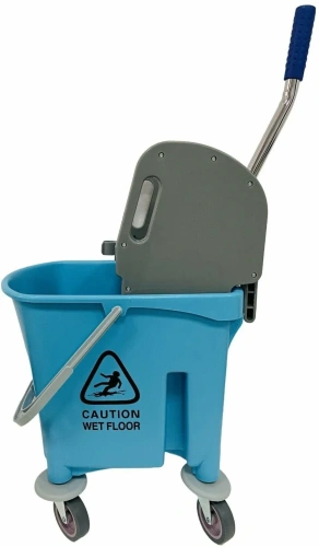 Тележка уборочная одноведерная 1х23л (пластик) с отжимом