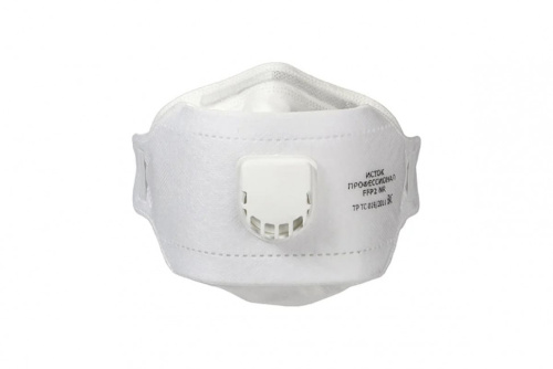 Респиратор ИСТОК-3СК складной с клапаном FFP2 NR (до 12 ПДК)