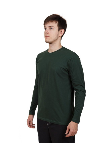 Футболка с длин.рук. 100хб, пл.160 (цвет в ассортименте)